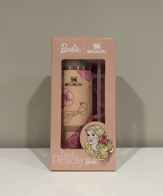 #ad Barbie x Stanley Tumbler 80#x27;s Peaches N#x27; Cream 40oz Quencher NEW $49.99