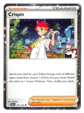 Crispin 133/142 - Pokemon Prize Pack Series Cards Stellar Crown COSMOS Holo NM