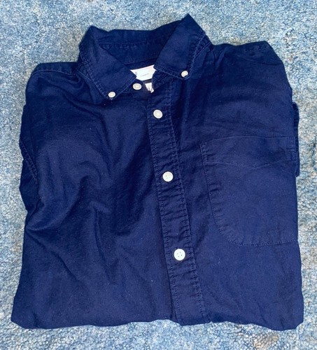 Gap Mens Button Up Long Sleeve Shirt W/ Pocket. Sz Small & Blue. - Picture 2 of 2