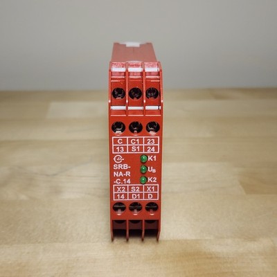 Schmersal SRB-NA-R-C.14-24V Safety Relay 24VDC Guard Door Emergency Stop 2NO
