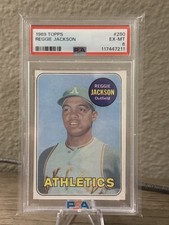1969 Topps - Reggie Jackson Rookie  #260 PSA 6!