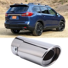 Car Chrome Stainless Steel Rear Exhaust Pipe Tail Muffler Tip For Subaru Ascent