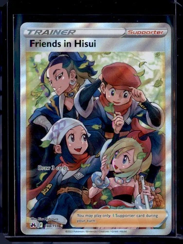 Friends in Hisui 148/159 Ultra Rare Crown Zenith Pokemon Near Mint