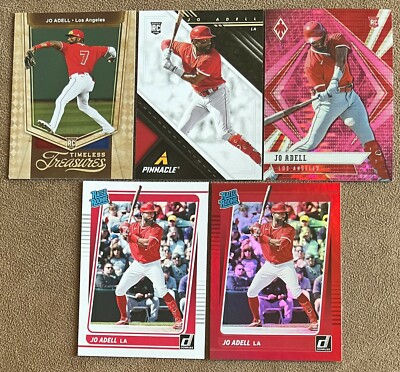 Jo Adell 2021 Panini Rookie Lot w/ Red Holo, Phoenix Pulsar, Timeless, Pinnacle 