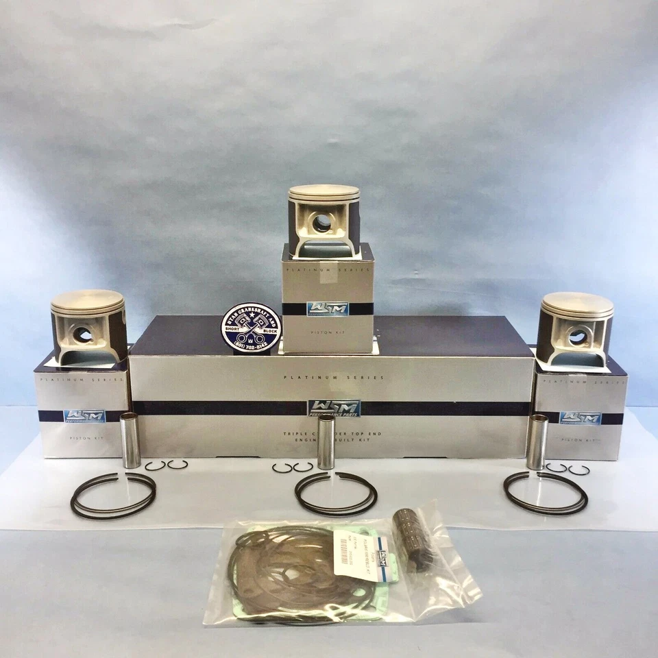 NUEVO 81.50mm OVER PLATINUM WSM KIT EXTREMO SUPERIOR POLARIS 1050 1996-2002 SL SLTX SLX Foto 4 de 4