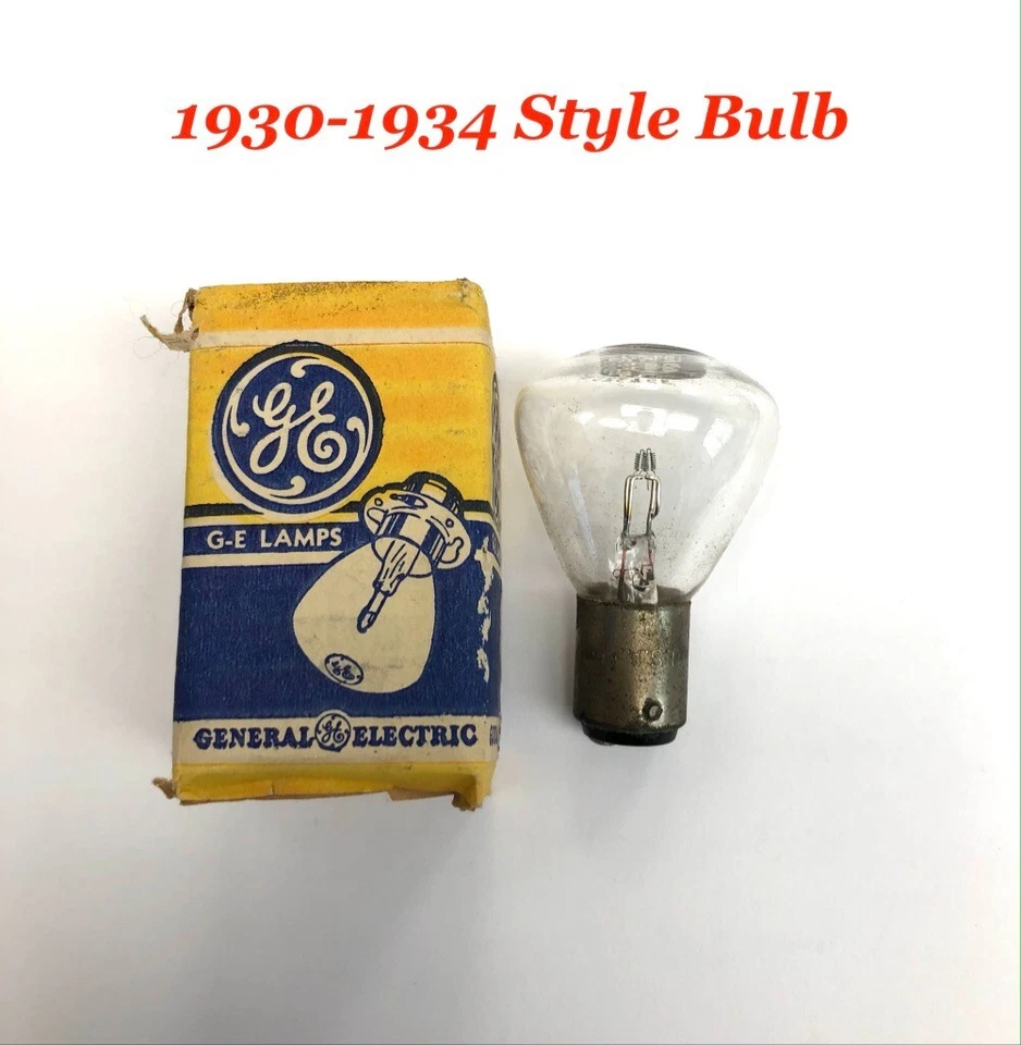 Para 1930-1934 DeSoto Chrysler Dodge Plymouth Lámpara Delantera 6 Voltios Bombilla. Foto 2 de 4