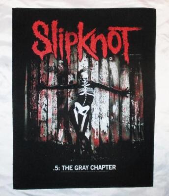 Slipknot Gray Chapter Large Back Patch Heavy Metal