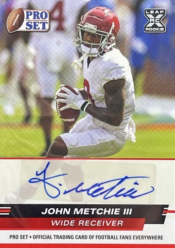 2022 Leaf Pro Set Draft John Metchie III #PSA-JM1