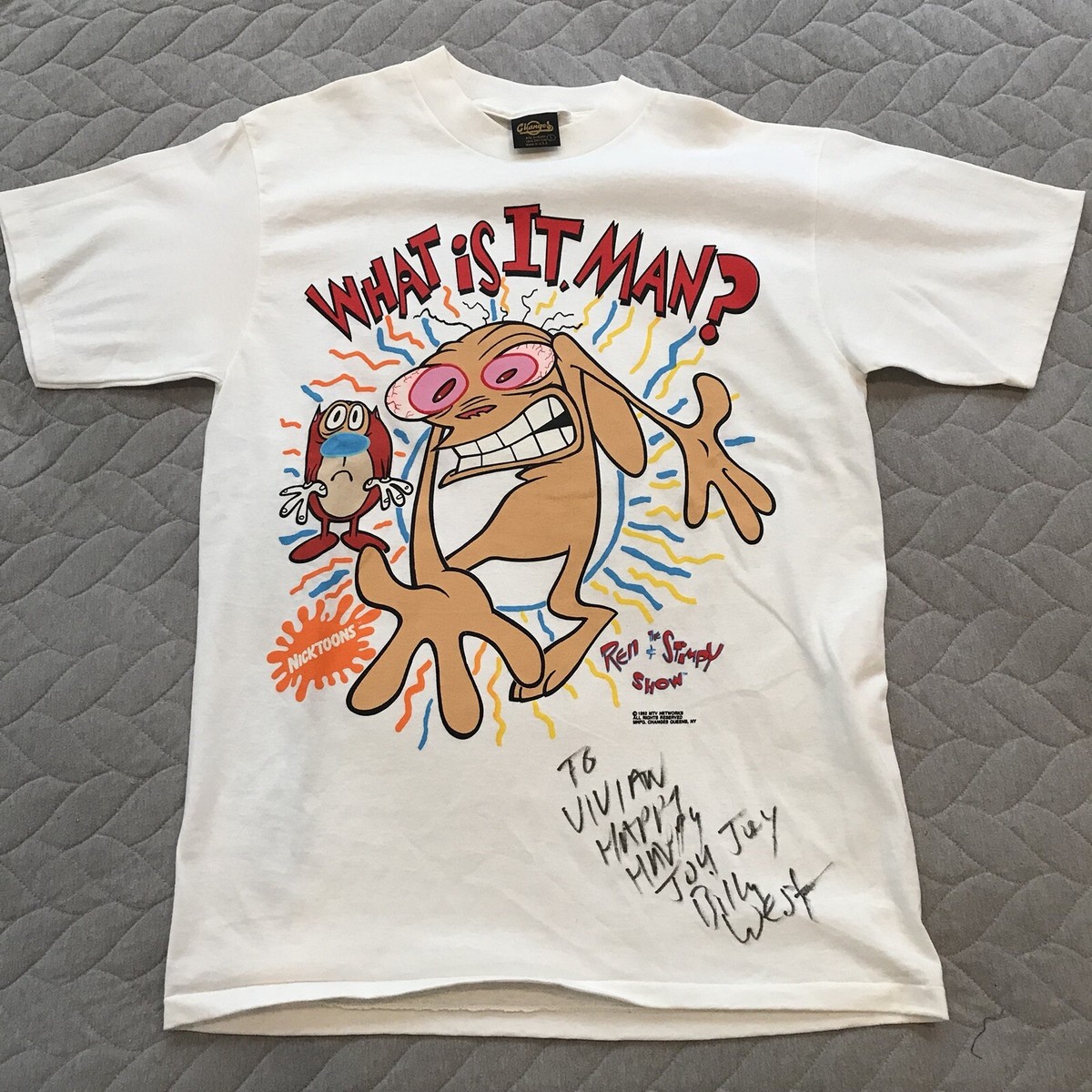 REN & THE STIMPY ヴィンテージ　Tシャツ　プリント　XL 古着 Vintage VTG 90s The Ren & Stimpy Show Nicktoons T-Shirt Mens Size