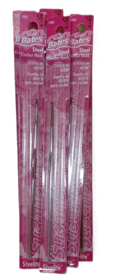 Susan Bates Steelite - Steel Crochet Hooks