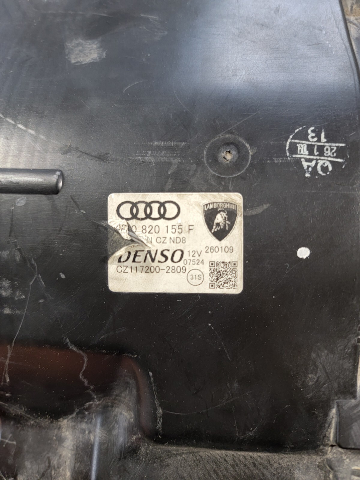 Front HVAC Blower Motor Box 4F0820155F OEM Lamborghini Gallardo 2008
