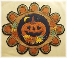 PATTERN 'Fall'-ing in LOvE Autumn Pumpkin Penny Rug/Table Mat PATTERN