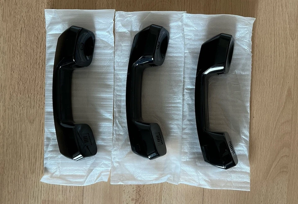 Lot Of 3 New Partner MLS Black Phone Handset (MLS6 MLS12 MLS12D MLS18D MLS34D) - Image 3 of 4