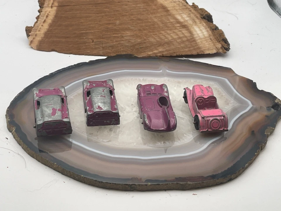 Lote de 4 coches de juguete Tootsie de acero fundido/presado Foto 3 de 4