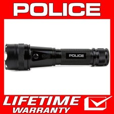 POLICE Stun Gun 1109 Heavy Duty Metal Rechargeable LED Flashlight
