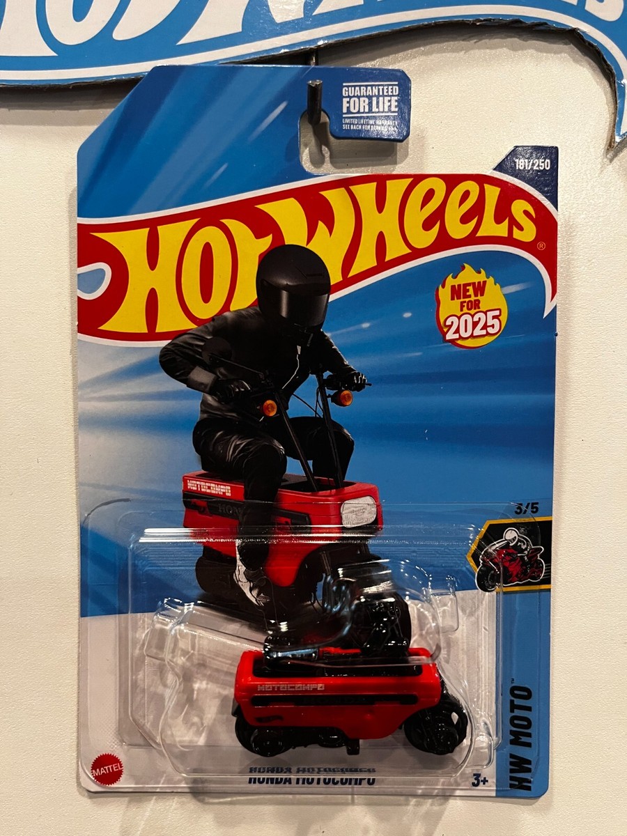 2025 HOT WHEELS RED HONDA MOTOCOMPO 3/5 HW MOTO 181/250 | eBay