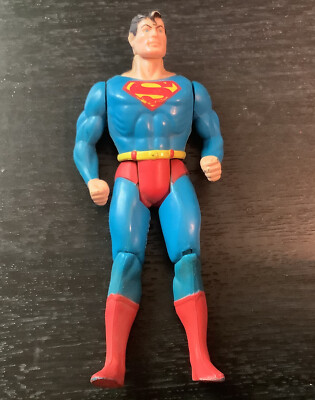 1984 Kenner DC Super Powers SUPERMAN Figure No Cape, Action Works 4.5 