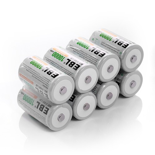 Lot D C Cell Size Rechargeable Batteries High Capacity NiMH /LCD Battery Charger - Picture 3 of 115