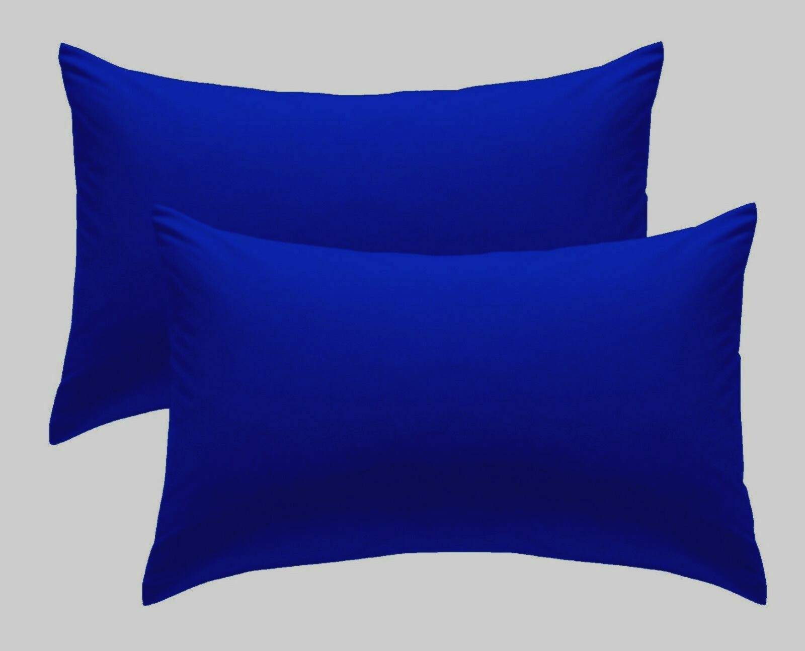 2 X Pillow Case Poly Cotton Housewife Pillow Cover Case Pair ALL SIZES