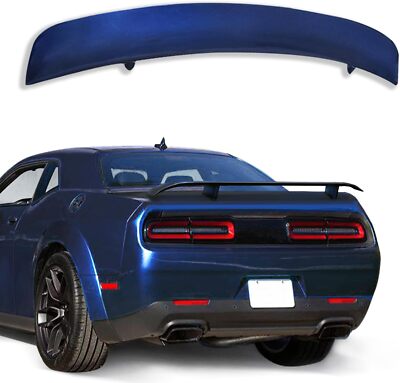Fits 2008-2023 Challenger Factory Style Trunk Rear Spoiler Wing Jazz Blue