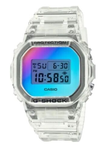 Casio G Shock Dw 5600 Lineup Transparent Resin Band Watch Dw5600srs 7d For Sale Online Ebay