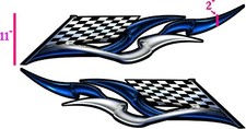 Auto Vehicle Boat Car Truck Trailer Graphics Decal Vinyl Stickers Flag 40 Set