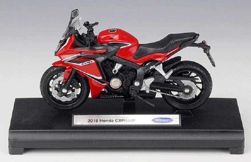 Welly 1:18 2018 HONDA CBR650F Motorcycle Bike Model Toy New In Box - Image 2 of 3