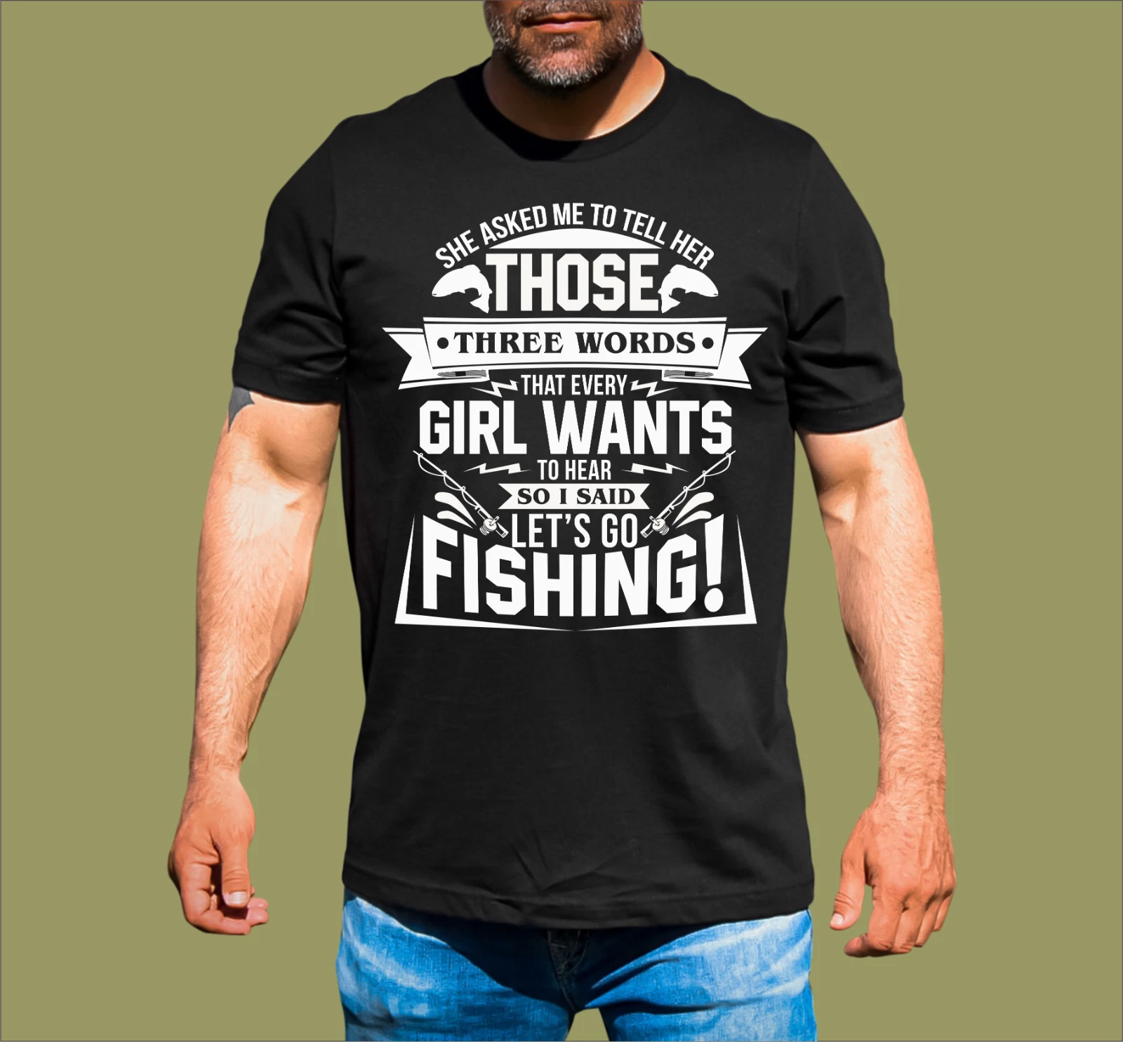 LETS GO FISHING T-SHIRT