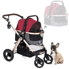 HPZ PET ROVER PRIME 3-in-1 Pet Stroller for Small/Medium Dogs&Cats*REFURBISHED