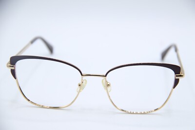 NEW LONGCHAMP LO2108 602 PURPLE GOLD AUTHENTIC EYEGLASSES 53  display picture 1