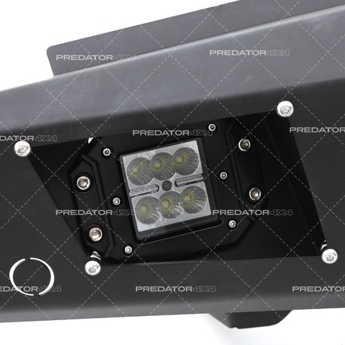 ZDERZAK TYLNY 4X4 STYL STAL WĘGLOWA MODERNIZACJA DO TOYOTY HILUX REVO MK8 MK9 2015+ - Zdjęcie 3 z 8