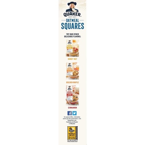 Quaker Oatmeal Squares Breakfast Cereal, Brown Sugar, 14.5oz Boxes (3 Pack) - Picture 5 of 7