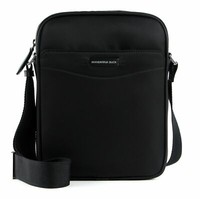 Mandarina Duck Eco Times Reporter UmhäNgetasche Tasche Black Schwarz Neu