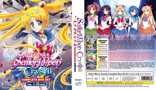 Anime DVD Sailor Moon Crystal Season 1-3 *English Version* Vol.1-39 End - Picture 3 of 3