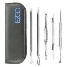 5pc Pimple Blackhead Remover Comedone Acne Spot Popper Blemish Extractor Kit