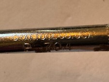 Craftool Co USA Made Vintage Leather Stamp Tool P704 Pear Shader Ribbed Large