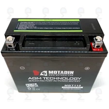 AGM BATTERY FOR HONDA FOURTRAX RINCON GPSCAPE 650 TRX680FGA 2006-2009