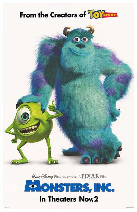 monsters inc poster products for sale | eBay