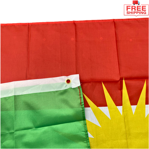 Kurdistan Kurdish Flag Large Outdoor Indoor Heavy Duty 150X90cm National Banner - Picture 5 of 7