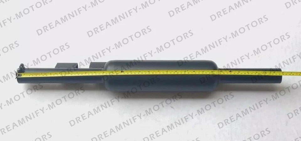 Compatible con Silenciador de escape negro botella corta vacía Enfield Classic 350 C5 Foto 3 de 4