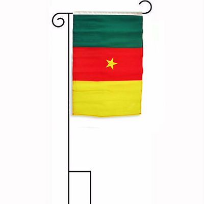 12x18 12''x18'' Cameroon Sleeved w/ Garden Stand Flag