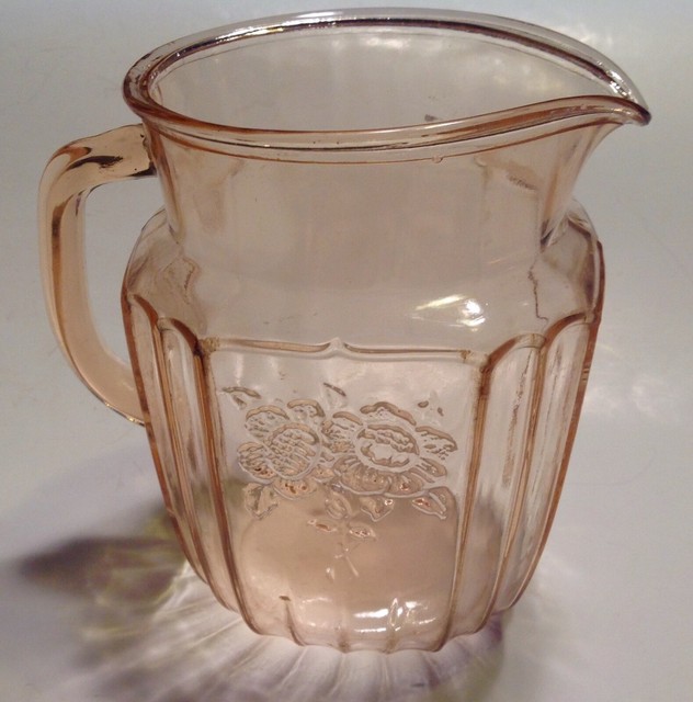 pitcher-mayfair-open-rose-pink-depression-glass-6-inch-37-ounce-ebay