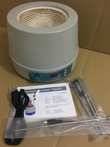 100ml Electric Digital Magnetic Stirring Heating Mantle 250ml 500ml 1L 2L 3L 5L - Picture 3 of 6
