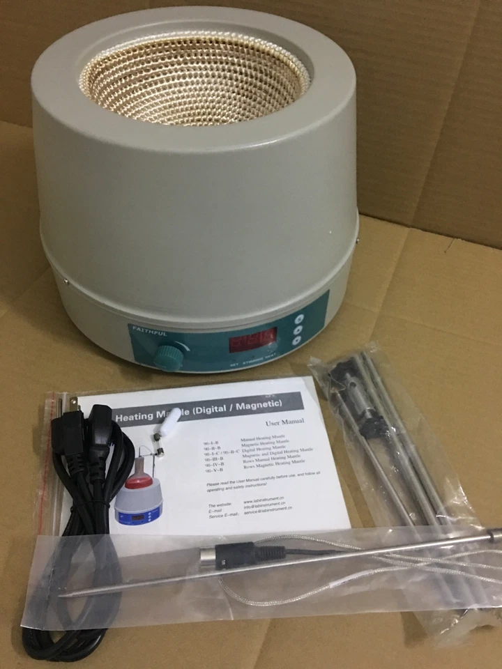 250ml 500ml 50ml Electric Digital Magnetic Stirring Heating Mantle 1000ml - 20L - Image 4 of 4