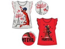ZAG Miraculous Ladybug T-Shirt rot oder grau ...