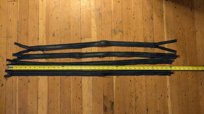 (4) four 36'' YKK Navy blue #5 plastic parka separating 2-way vislon zippers