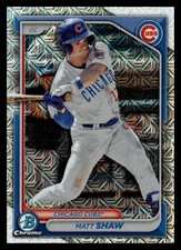 2024 Bowman Chrome Mega Box Mojo Refractor Matt Shaw #BCP-30