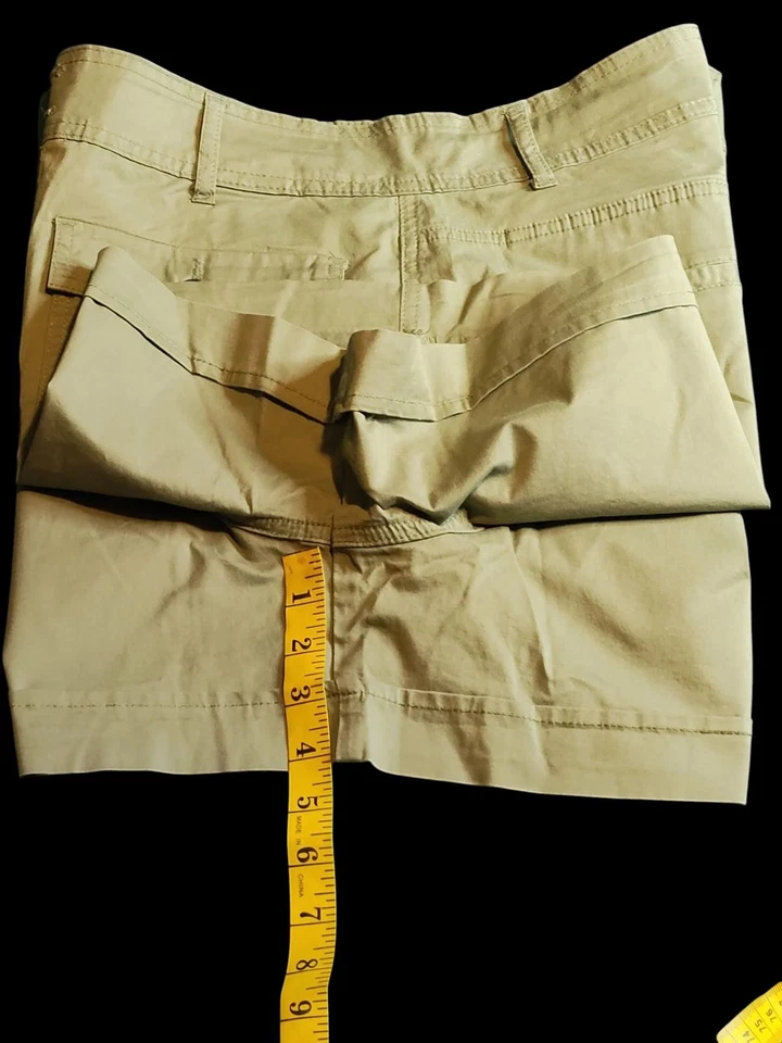 Kensie Jeans 女式卡其色斜纹短裤 12/31 码 — 第 4/4 张图片