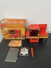 Vintage Betty Crocker Easy Bake Oven With Original Box 1973  Missing Parts 