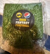 Artifical Turf Koozie---Buffalo Wild Wings / Pepsi--2016 Fantasy Football